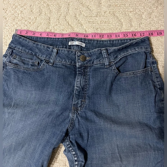 Riders by Lee 5 pocket curvy jeans wide leg button & zip fly stretch bootcut 16M - Picture 5 of 7